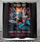 Mosh Pit Shower Curtain - Beyond T-shirts